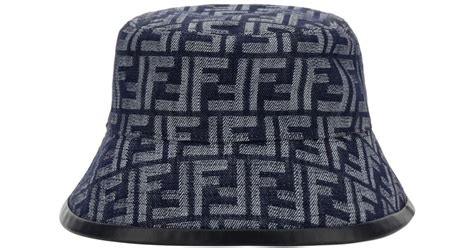 fendi bucket hat blue